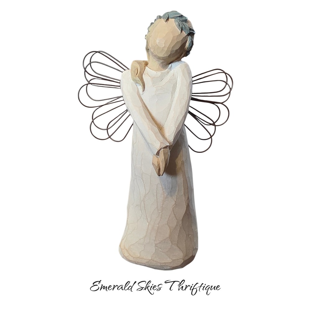 Willow Tree Celebrate angel with Joyful Anticipation free ship no box